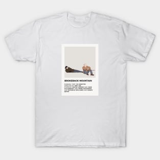 Brokeback Mountain Minimalist Poster T-Shirt